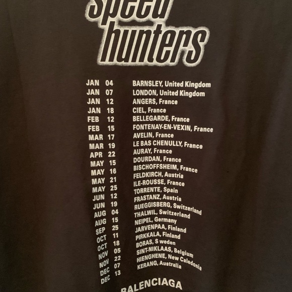 SOLD Grey Balenciaga Speed Hunters T-Shirt - Picture 4 of 6